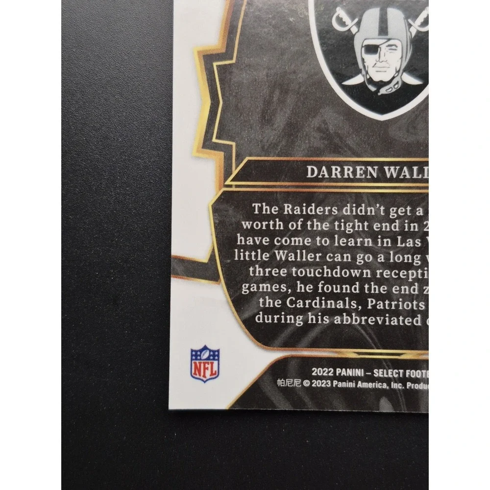 2022 Panini Select Concourse Level Darren Waller #18 Tie-Dye /25 SSP  LV Raiders